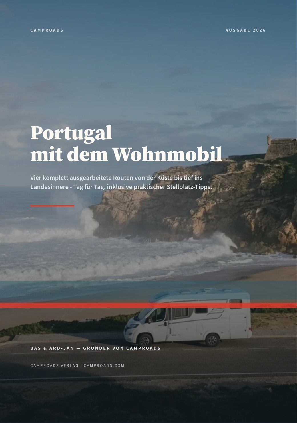 Cover des Reiseführers Portugal mit dem Wohnmobil