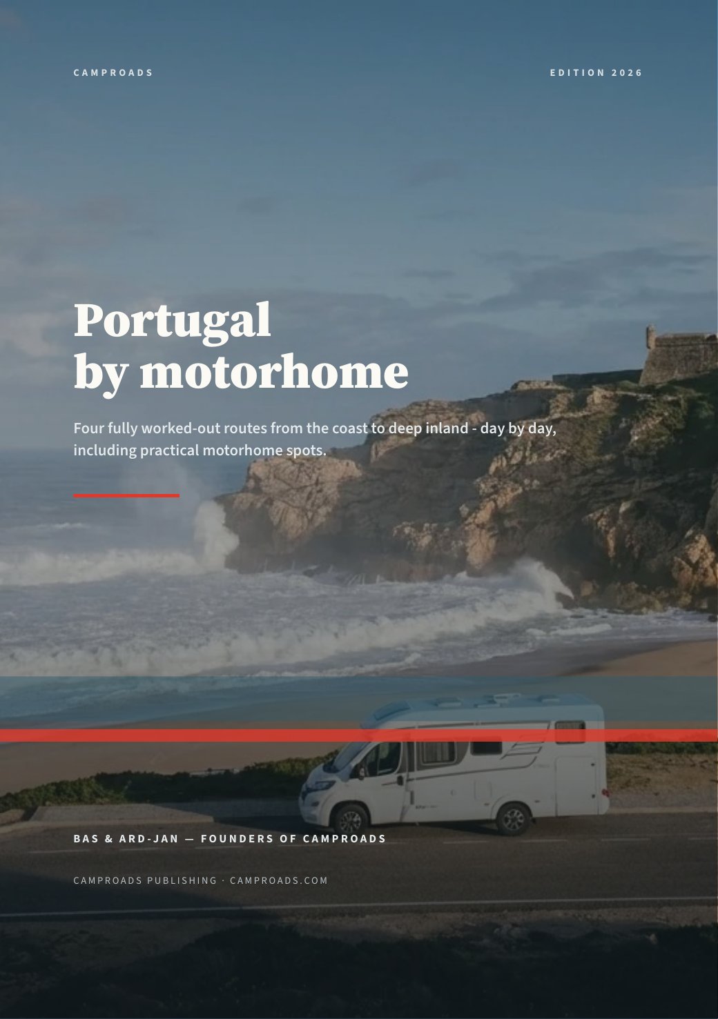 Cover of the travel guide Portugal by Motorhome