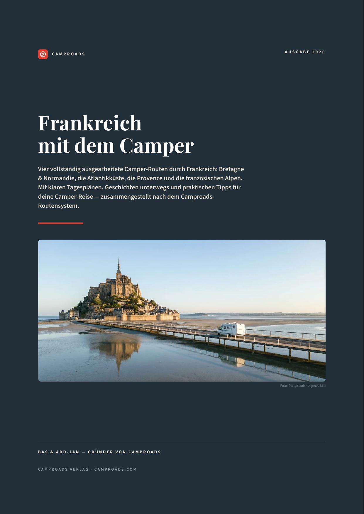 Cover des Reiseführers Frankreich mit dem Wohnmobil