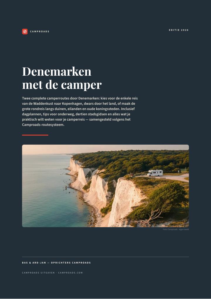 Cover van de camperreisgids Denemarken