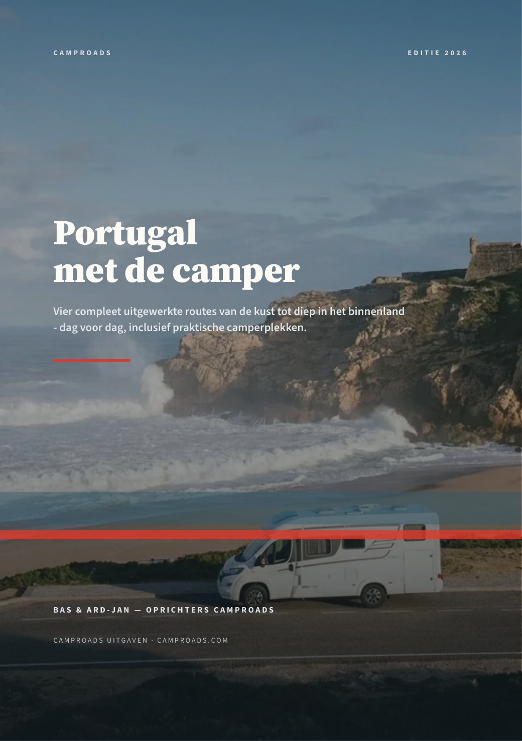 Cover van de reisgids Portugal met de camper