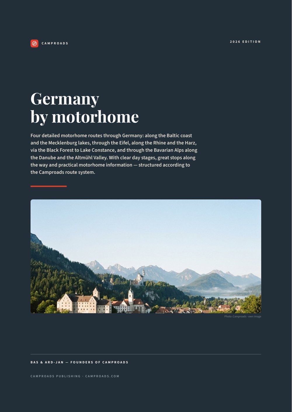 Cover of the travel guide Germany by Motorhome